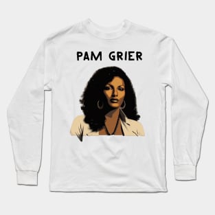 Pam Grier Long Sleeve T-Shirt